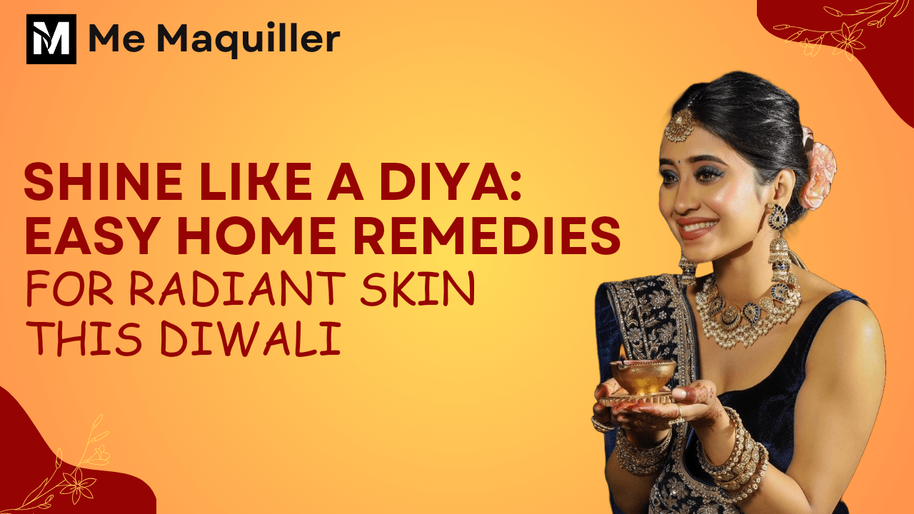 Natural skincare ingredients, symbolizing radiant skin remedies for Diwali celebrations. skincare for glowing skin on diwali