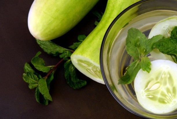 cucumber-mint face pack